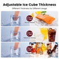 thumbnail image 6 of Ecojoy Commercial Ice Maker, 450LBS/24H Ice Machine with 120 LBS Storage, Ice Ready in 8-15 min, Under Counter Ice Machine, 6 of 9