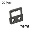 thumbnail image 2 of Picture Hangers, 27mm x 27mm Double Hole w Screws for Frame Hanging, 20 Pcs, 2 of 3