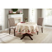 Better Homes & Garden 70" Round Holiday Iconic Critter Tablecloth