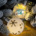 thumbnail image 3 of Bola de Navidad LED creativa, adornos en forma de bombilla, reno de dibujos animados, copo de nieve, adornos para árbol de Navidad, colgante, decoración para fiestas navideñas, 3 of 4