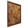 thumbnail image 6 of CONSDAN Wood Wall Decor | USA Grown Hardwood, Rustic Wooden Wall Art, Home Decorations for Living Room and Bedroom Aesthetic, Framed and Ready to Hang, Hexagon, 18" x 18", 6 of 6