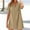 01 Khaki, variant on Weiqiqre Party Dresses for Women Button Up Shirt Blouse Short Dress Summer Casual Flowy A Line Dress