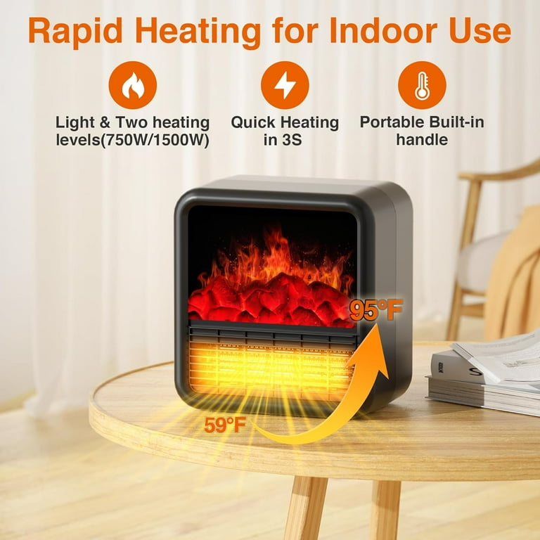 Electric Fireplace Heater Mini Electric Stove Heater Forge And