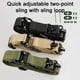 thumbnail image 1 of Correa Táctica Ajustable de 2 Puntos - Correa de Hombro de Nailon Resistente para Caza y Actividades Al Aire Libre - Negro/Verde/Caqui - con Accesorios de Base, 1 of 5