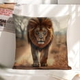 thumbnail image 6 of Forest Lion Linen toss pillowcase Decoration pillowcase Gift preferred 20x20" Cushion cover 2 set Sofa pillowcase Sofa bedroom living room car, 6 of 8