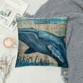 thumbnail image 2 of FUMJ Sea Animals Decorative Pillowcases Coastal Ocean Theme Throw Pillow Covers Whale Nautical Summer Beach House Cushion Covers for Porch Couch Sofa, 2 of 5
