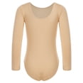 thumbnail image 2 of vastwit Kids Girls Gymnastics Leotard Long Sleeve Tumbling Outfit One-Piece Dancewear Bodysuits Round Neck 130, 2 of 7