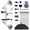 camo, variant on P2.Lightweight Compound Bow Package for Youth, Adults, Beginners & Women,22.5"-30" Draw Length,10-50 Lbs Draw Weight,290fps,Practice and Hunting Bow Archery Set