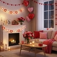 thumbnail image 5 of Costeam LED Wooden Heart String Lights, Valentine's Day Romantic Decor, Hanging Pendant Accent, Party Atmosphere Lighting, 5 of 6