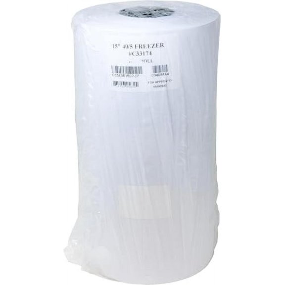 Delta Paper Polyethylene Freezer Paper White, 1000' Length x 15" Width | 1/Roll
