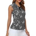 thumbnail image 4 of Whosucclay Western Cowboy Sleeveless Golf Tennis Shirts Golf Sleeveless Top for Women, Comfortable Casual for Sports Hiking Running, 4 of 8