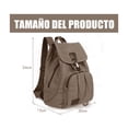 thumbnail image 4 of Mochila Escolar Antirrobo Para Mujer Mochila De Lona Se Adapta Una Laptop De 13 Pulgadas Marrón, 4 of 5