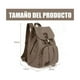 thumbnail image 4 of Mochila Escolar Antirrobo Para Mujer Mochila De Lona Se Adapta Una Laptop De 13 Pulgadas Marrón, 4 of 5
