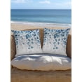 thumbnail image 5 of Outdoor Pillows Waterproof, Blue Eucalyptus Leaves Bedding Throw Pillows with Insert for Couch Sofa Bed, Summer Botanical Weeping 16x16 Inch Pillowcases Decorative Camping Patio Pillow Set of 1, 5 of 8