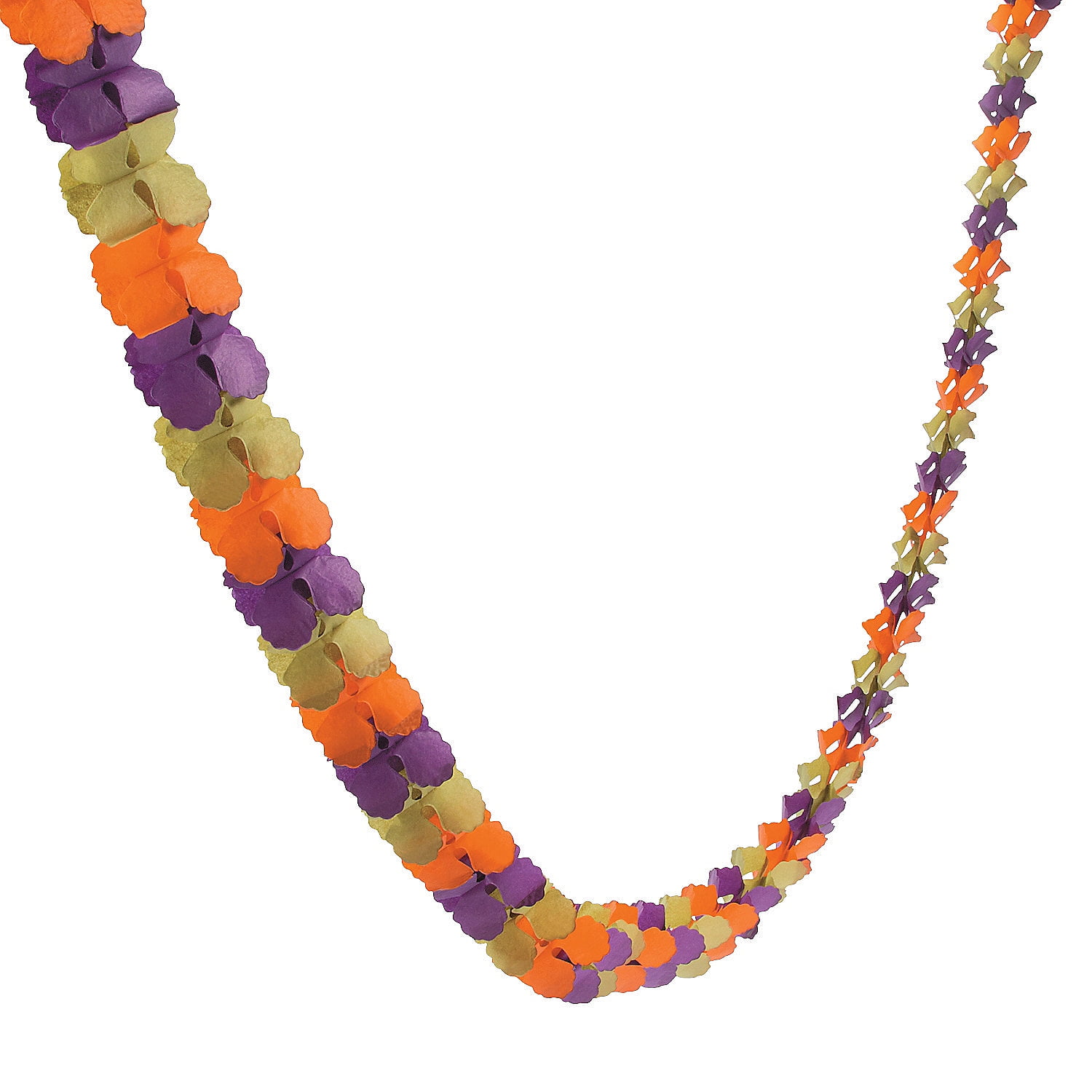 Fall Colored Paper Garland Party Decor 1 Piece