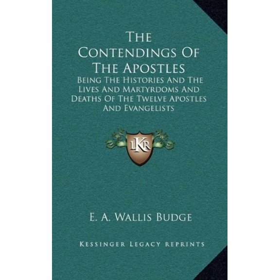 The Contendings Of The Apostles (Hardcover)