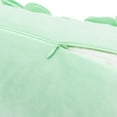 thumbnail image 7 of JWH 3D Hanmade Flower Accent Pillow Case Handmade Aesthetic 3D Floral Cushion Cover Decorative Rectangle Velvet Pillowcases for Home Bed Living Room Decor Girl Gift 12x20 inch in Mint Green, 7 of 7