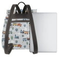 thumbnail image 3 of Balery Trains And Cactuse Mochila de Cuero para Mujeres, Gran Capacidad, Bolsa de Viaje Multifuncional, Mochila de Cuero y Bolsa de Hombro para Mujeres, 3 of 4