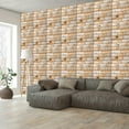 thumbnail image 6 of Set of 10 3D Waterproof Wall Panel Peel and Stick Faux Brick Texture Self-Adhesive Wall Tiles Stickers Easy DIY PVC Wall Paper for Modern Spaces 30CMx30CM Type 1, 6 of 10