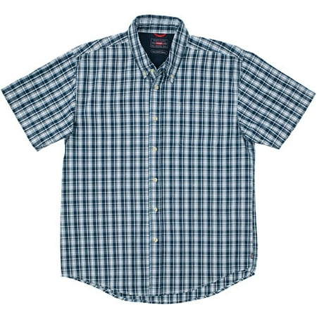 Wrangler - Big Men's Suffolk Plaid Short Sleeve Shirt