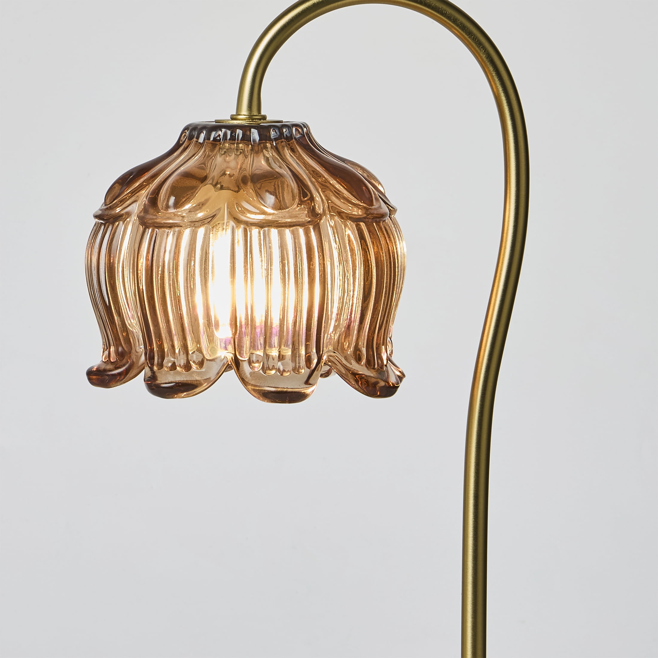 Home Décor Collection Brown 13" Candle Warmer Lamp