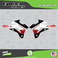 thumbnail image 4 of Kalair GFX Graphics Kit for Kawasaki KX100 (2014-2021) Evader Series, 4 of 5