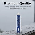 thumbnail image 3 of Virenlux Silicone Caulk Waterproof Sealant Paintable Flexible Adhesive for Metal Wood Glass Concrete Automotive Home Plumbing Outdoor Industrial Use, 3 of 6
