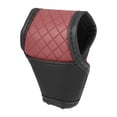 thumbnail image 1 of Funda universal para palanca de cambios de coche, funda para palanca de cambios, funda para palanca de cambios automática, moderna, piel sintética, color negro y rojo vino, 1 of 7