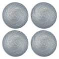 thumbnail image 4 of Ensemble de 4 Placements Circulaires Élégants en PVC Idéal pour un Usage Quotidien, 4 of 9