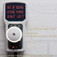 thumbnail image 5 of Red Night Light, LED Night Light with Plug, Round, Light Sensor, Energy Efficient, Set of 2, 5 of 5