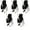 Black, variant on Billiard Quality Pool Cue Glove - Fits either hand - One size fits all - Choose your color