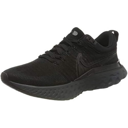 Nike Men's React Infinity Run Flyknit 2 CT2357 003 Shoes, Black Black Iron Grey White, 11.5