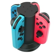 Bonacell Controller Charger for Switch, 4 in 1 Switch Joycon Controller Charger Charging Dock Stand with Type C Charging Cable