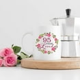 thumbnail image 6 of 95th Birthday Gifts for Women - 95 Years Loved with A Garland Birthday Mug - 95 Year Old Present Ideas for Grandma, Mom, Daughter, Sister, Wife, Friend, Cousin, Aunt, Coworker - 11 oz Coffee Mug, 6 of 6