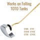 thumbnail image 5 of 6X Toilet Tank Flush Lever for Toto THU068CP Trip Lever for St743S, St454E,Molidan Side Mount Toilet Tank Lever, 5 of 5