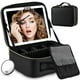 thumbnail image 1 of Actualizar Estuche de maquillaje con lupa de 10 aumentos,Cosmetiquera con espejo y luz led con 3 ajustes de color,Gran capacidad y impermeable,estuche para maquillaje con Divisores Ajustable y Sensor, 1 of 7