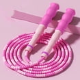 thumbnail image 2 of Jump Rope Beaded Soft TPU Adjustable 108in 2 Pack Cardio Fitness Portable Indoor Outdoor for Men Women by MPOISVA, 2 of 6