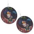 thumbnail image 1 of Pendientes colgantes de madera con diseño de mujer africana a la moda, accesorios de joyería, 1 of 9