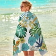 thumbnail image 7 of HBBKVI Tropical Beach Towel 30" × 60", Colorful Bath Towels for Beach Travel Camping Picnic, Large Super Absorbent Quick Dry Sand Free Towels, 7 of 7