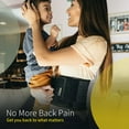thumbnail image 4 of BraceUP Stabilizing Lumbar Lower Back Brace and Support Belt with Dual Adjustable Straps and Breathable Mesh Panels, 4 of 7