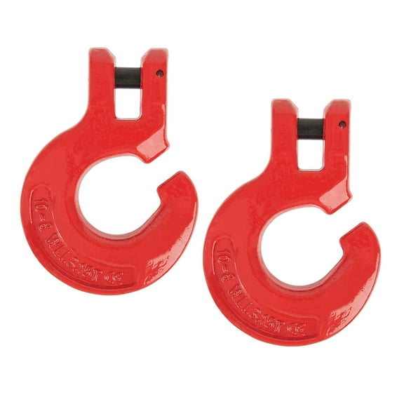 3/8" Logging Chain Choker Hook G80 3.15 Tons 6900 Lbs WLL (2 Pack)