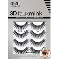 Ardell 3D Faux Mink 853 Black False Eye Lashes 4 Pack