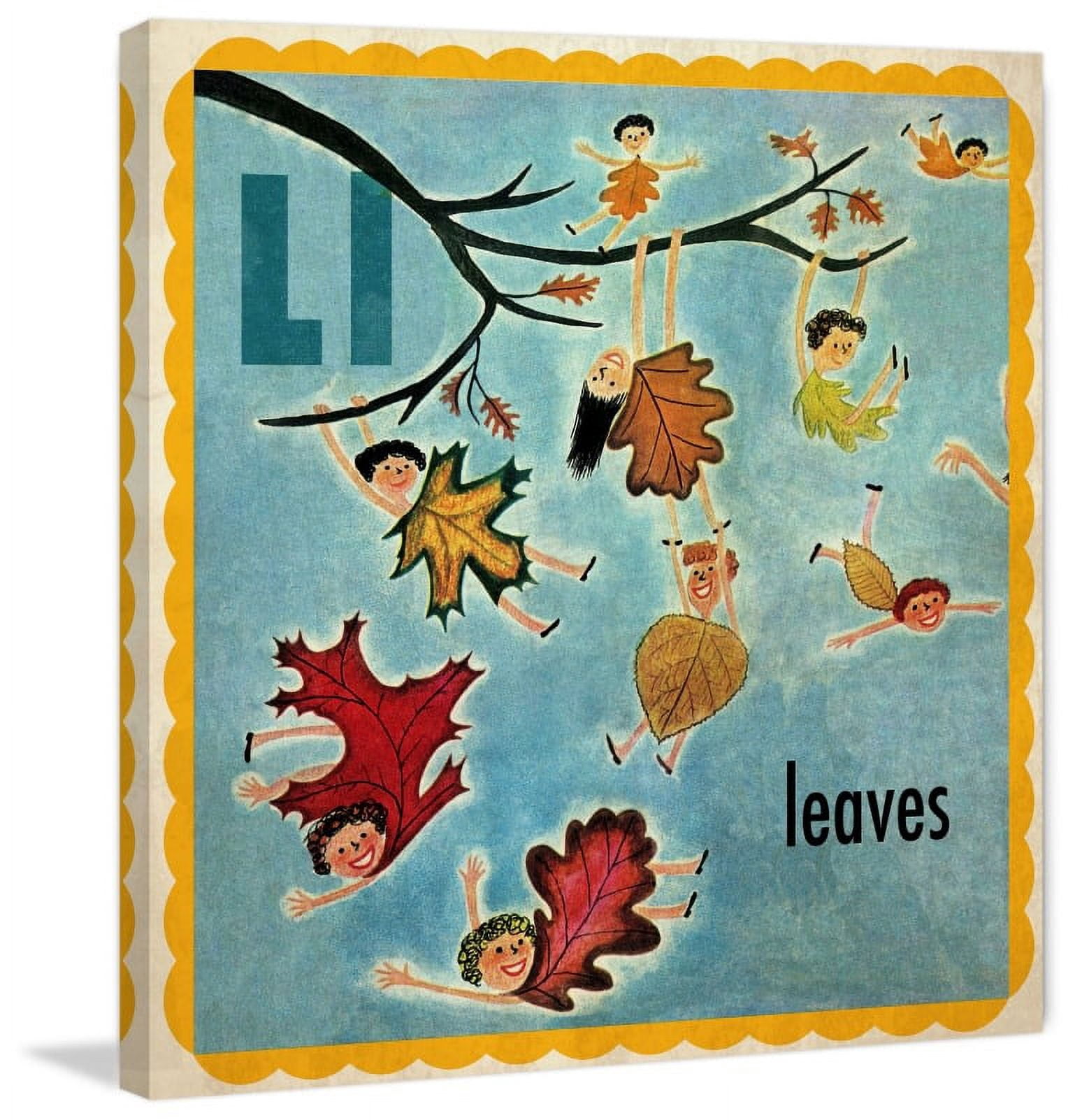 Marmont Hill "Leaves" by Curtis Painting Print on Canvas
