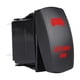 thumbnail image 4 of Interruptor Basculante LED 12 V 24 V 5 Pines SPST ON OFF Con Luz Azul Roja Verde Para Coche Camión Barco Motocicleta RV Plástico ABS Negro 29 G, 4 of 7