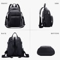 thumbnail image 5 of ALTOSY Anti-Theft Backpack Soft Leather Backpack for Women Fashion Shoulder Bag Purse S81 Black, 5 of 7