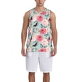 thumbnail image 6 of Rocae Roses and Butterflies for Men's Basketball Jersey Lightweight and Breathable Athletic Tank Top,Quick-Drying Sports Jersey Medium, 6 of 9