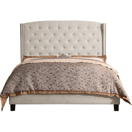 Alton Furniture Lucia King Upholstered Panel Bed Beige Alton Furniture Lucia King Upholstered Panel Bed Beige