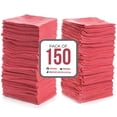 thumbnail image 1 of SIMPLI-MAGIC Premium Shop Toallas 14 x 12 Grado Comercial Rojo Paquete de 150, 1 of 5