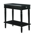 thumbnail image 2 of Convenience Concepts Table d'Appoint Style Campagnard Français, Fini Bois Noir, 2 of 9