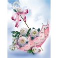 thumbnail image 1 of Diamante Taladro Flor Paraguas 5D DIY Pintura Kits Full Round Wall Decor Crafts Hugtrwg Para estrenar, 1 of 1